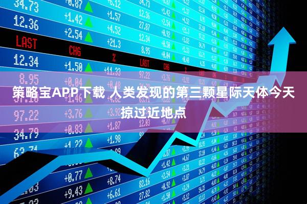 策略宝APP下载 人类发现的第三颗星际天体今天掠过近地点